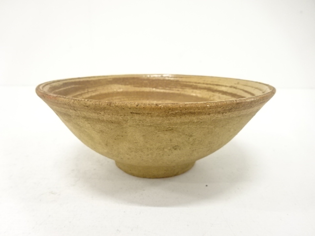 JAPANESE TEA CEREMONY / TEA BOWL CHAWAN / BRUSH-MARKED